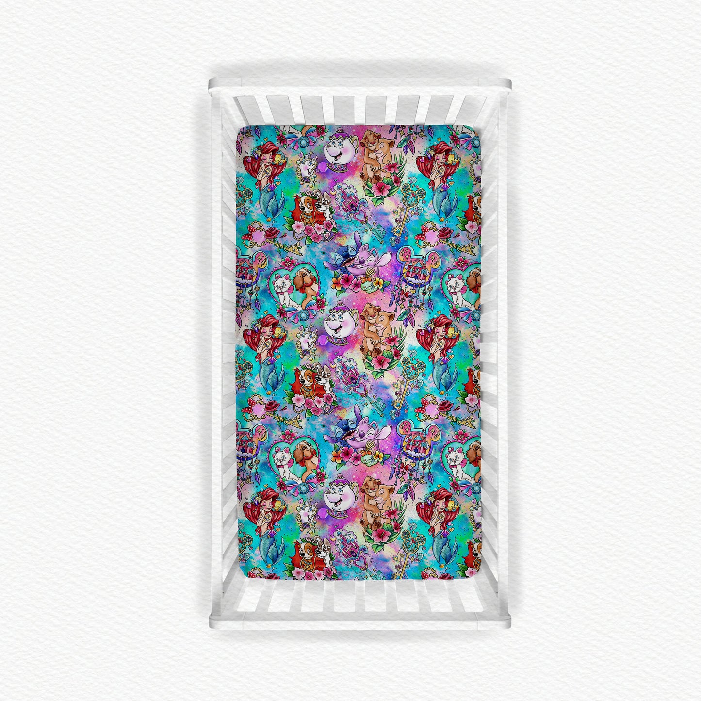 Love Is Magic Bamboo Crib Sheet