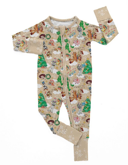 Toys Christmas Bamboo Zippy Pajamas