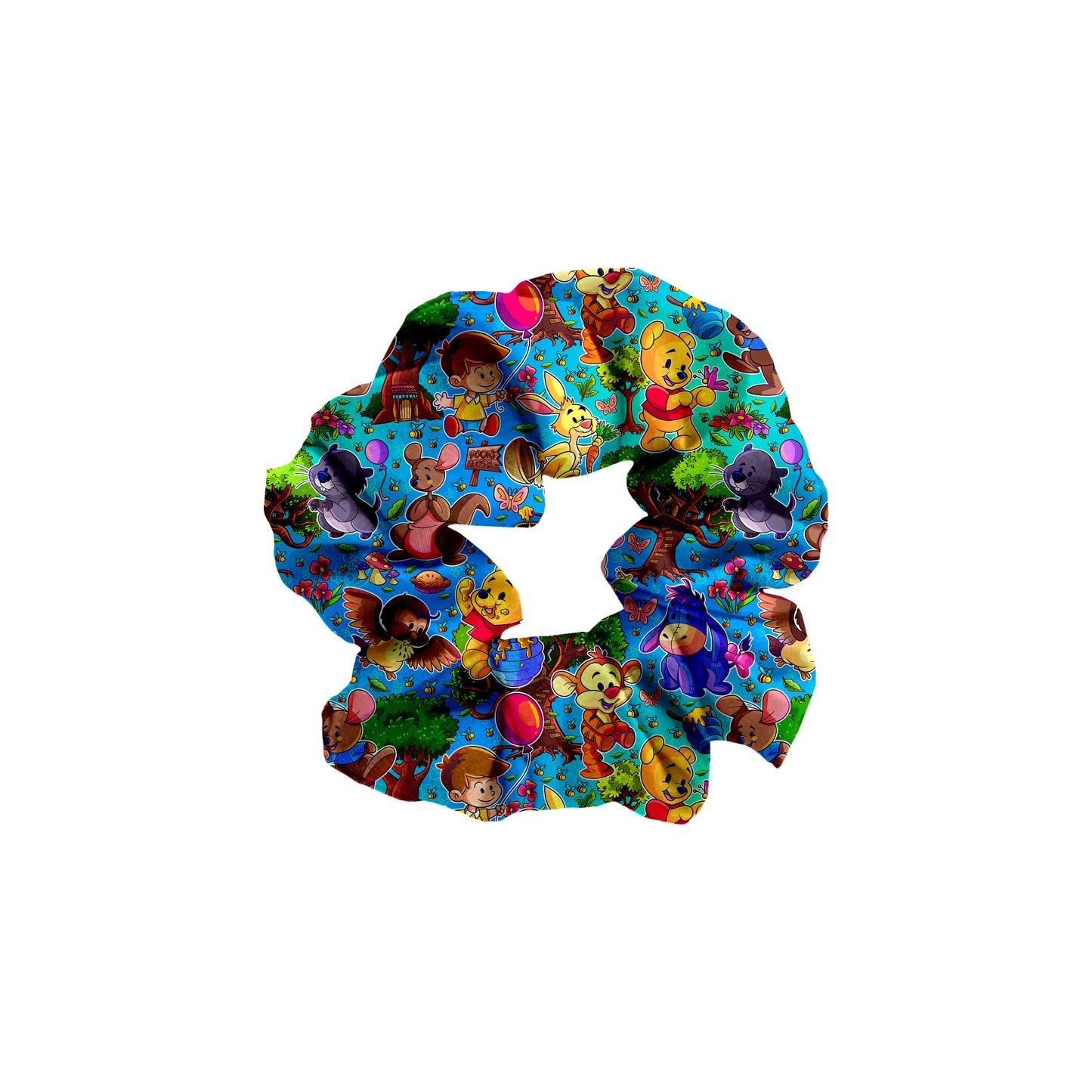 Pooh Toons Bamboo Scrunchie