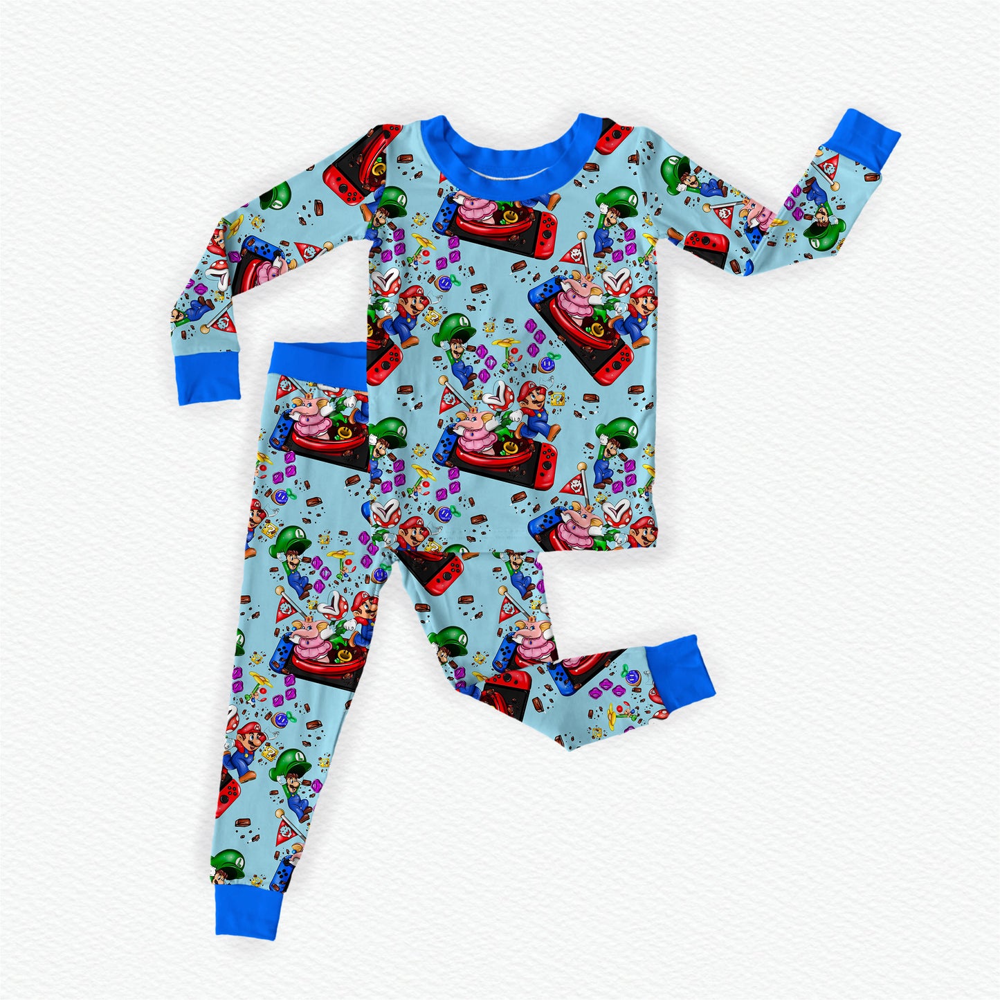 Wowie Zowie! Bamboo Long Sleeve Two Piece Pajama Set