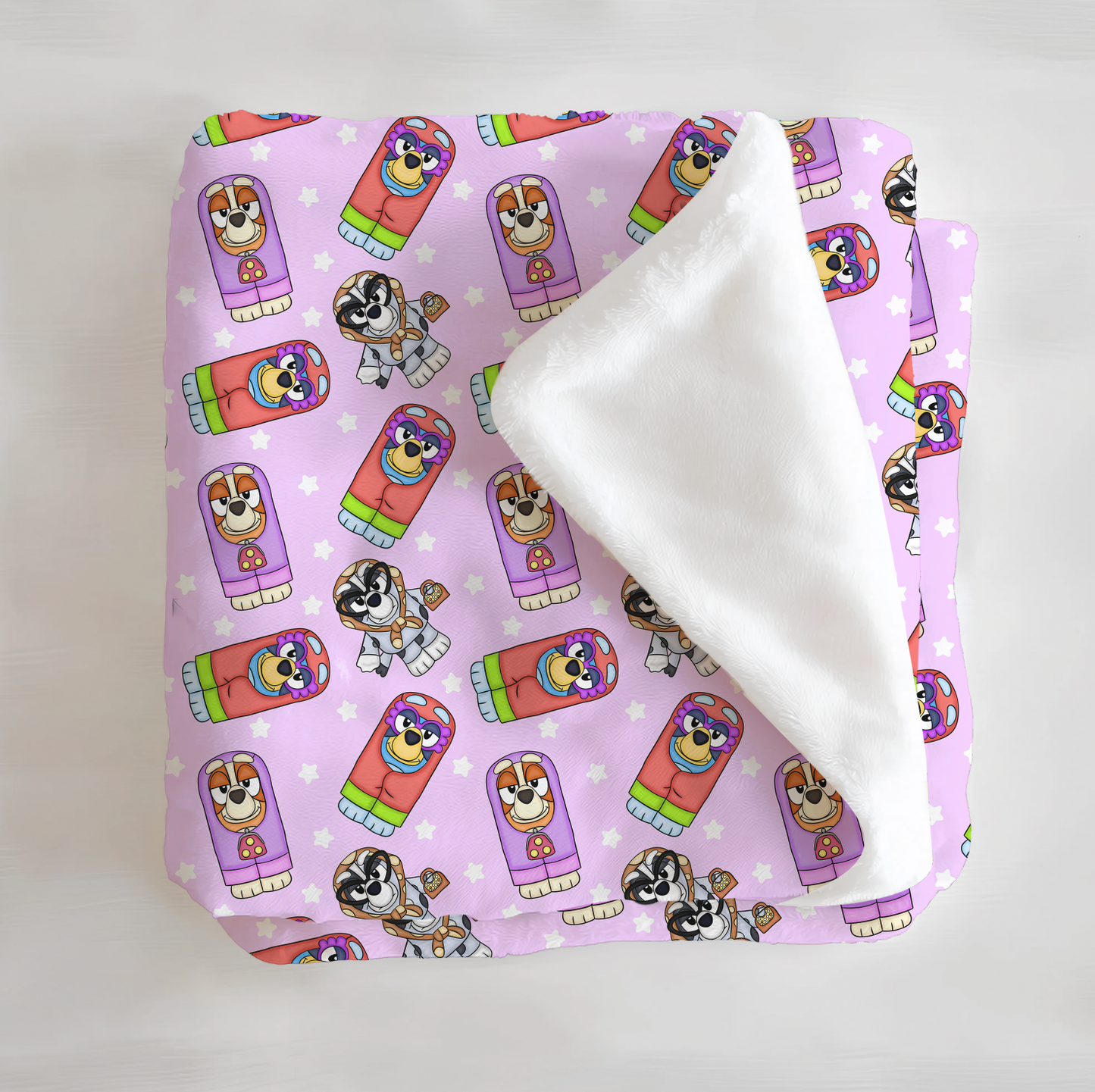 Here Come The Grannies! Minky Blanket