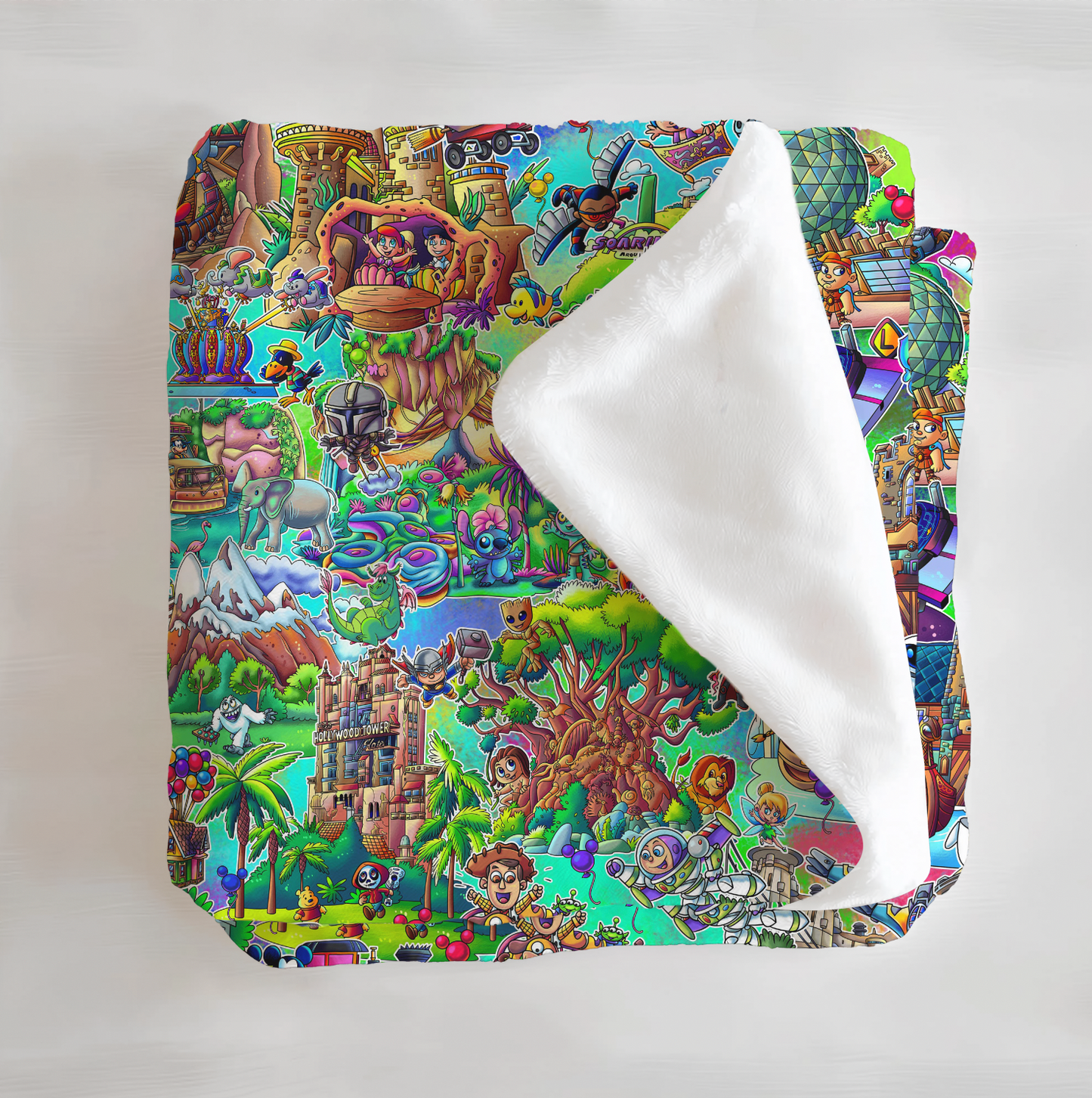 The Park Toons Minky Blanket