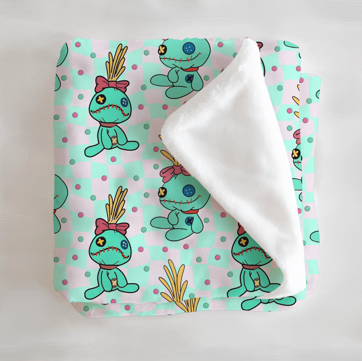 Big Headed Ragdoll Minky Blanket