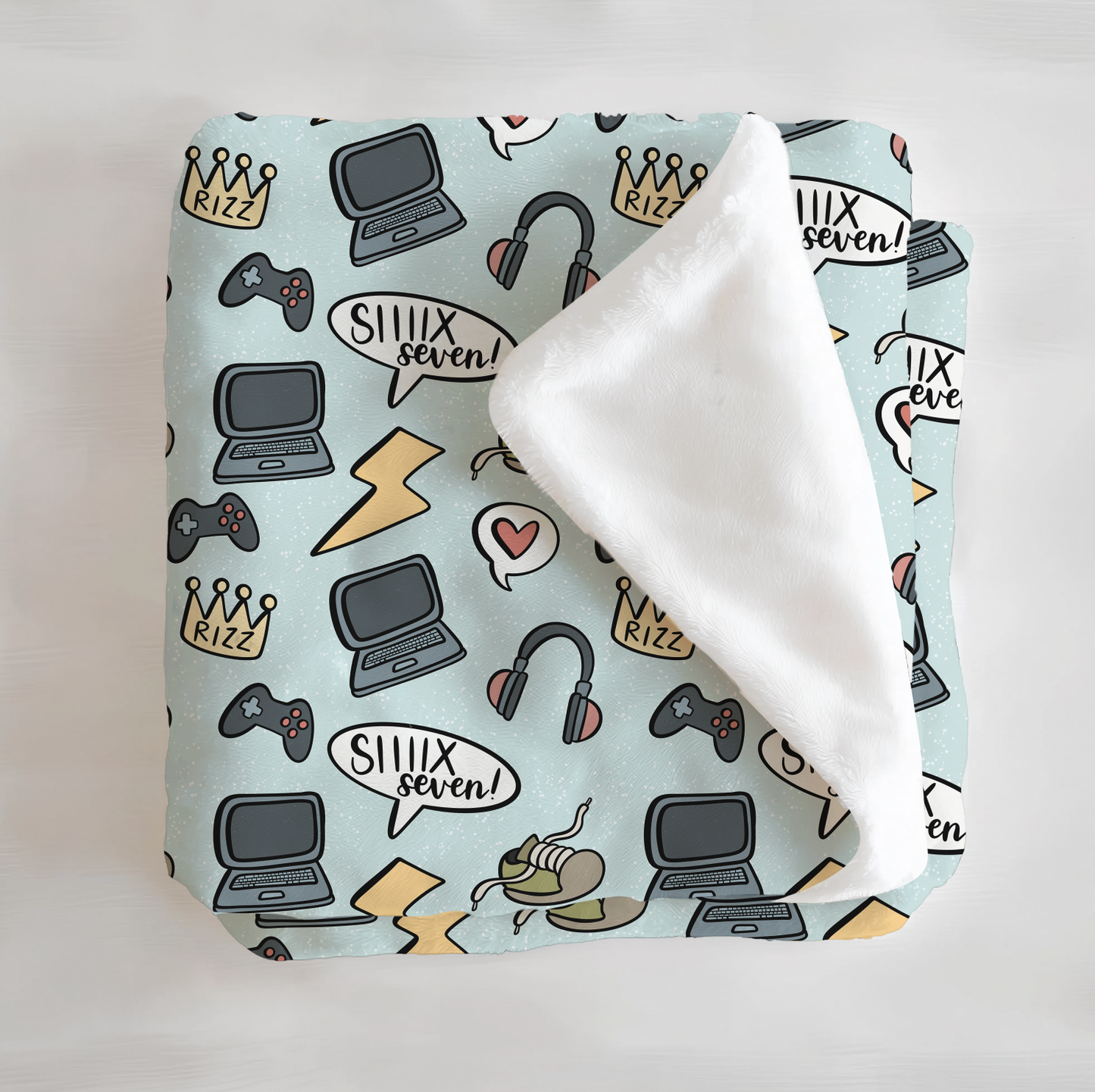 6-7 Rizz Bedding Minky Plush Blanket From Judith Arthur