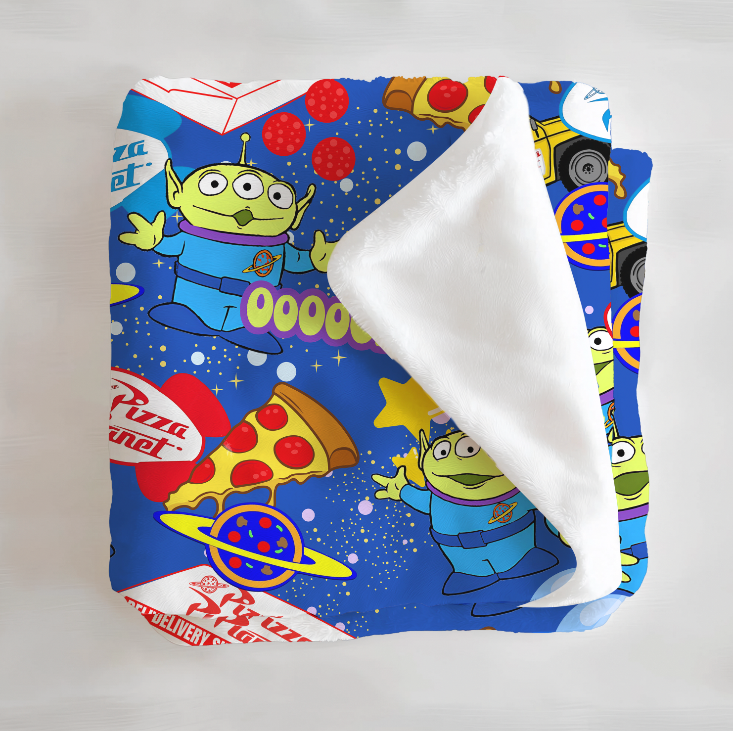 Pizza Planet Pals Minky Plush Blanket From Judith Arthur – Little