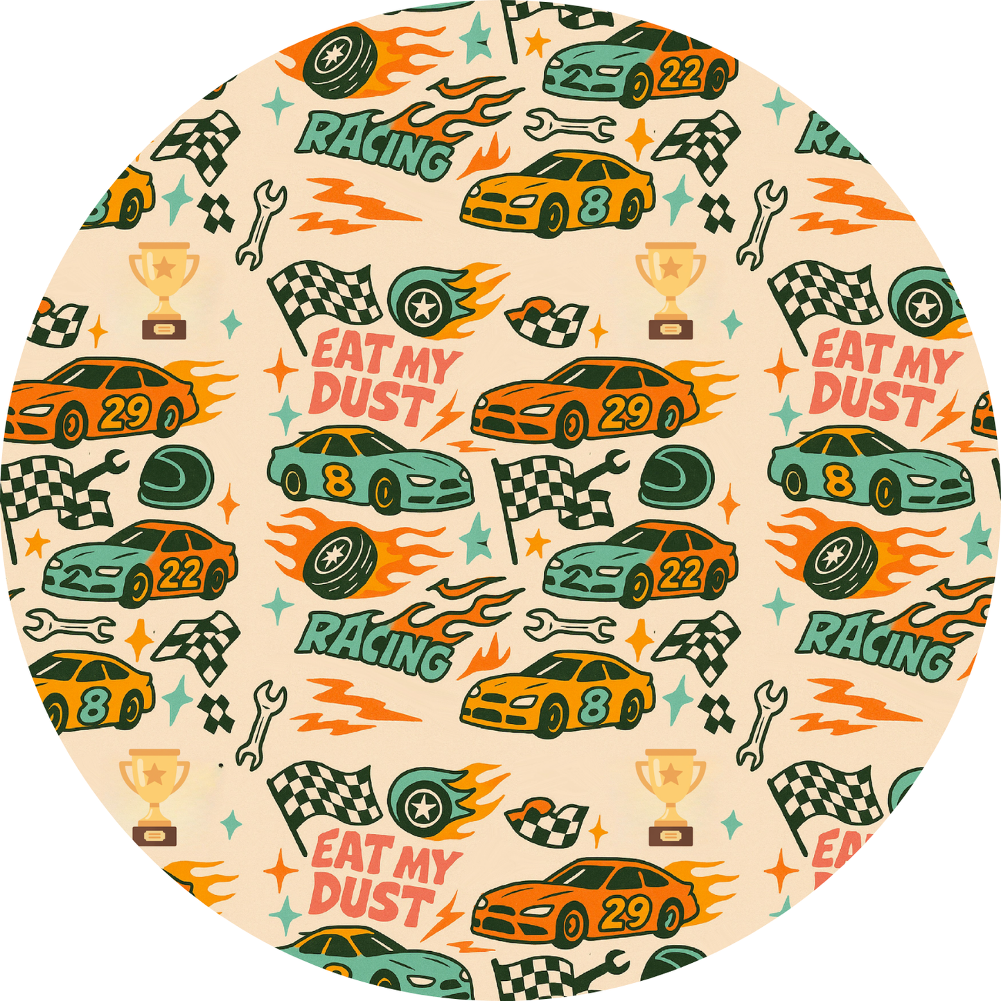 Race Time With Dad Double Layered Bamboo Blanket