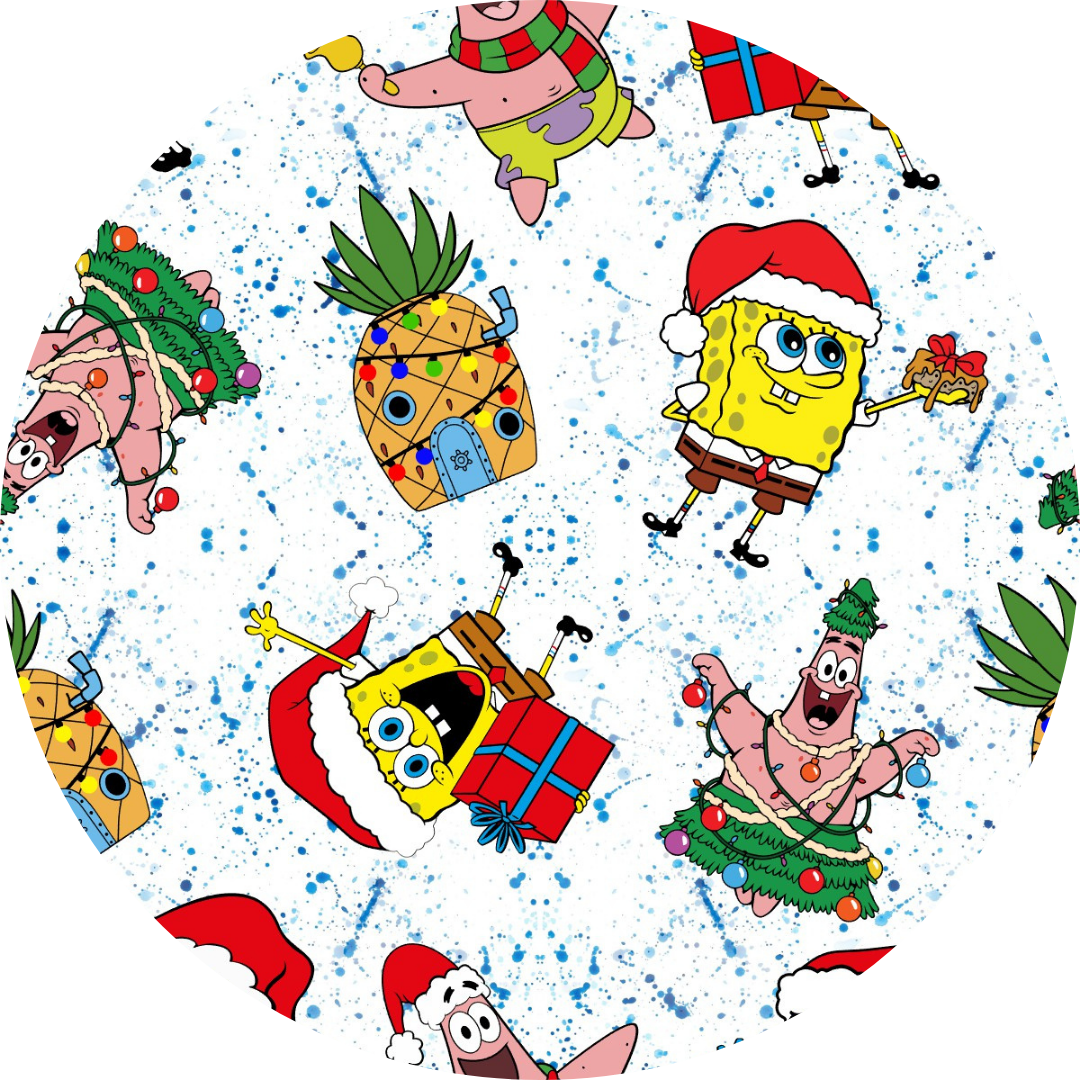 Christmas In Bikini Bottom Bamboo Zippy Pajamas
