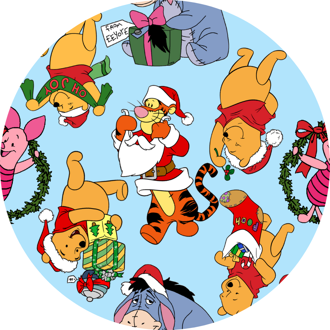 100 Acre Wood Winter Wonderland Bamboo Long Sleeve Two Piece Pajama Set