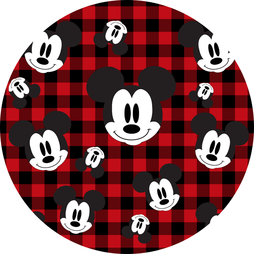Holiday Mickey Fur Backed Bamboo Blanket