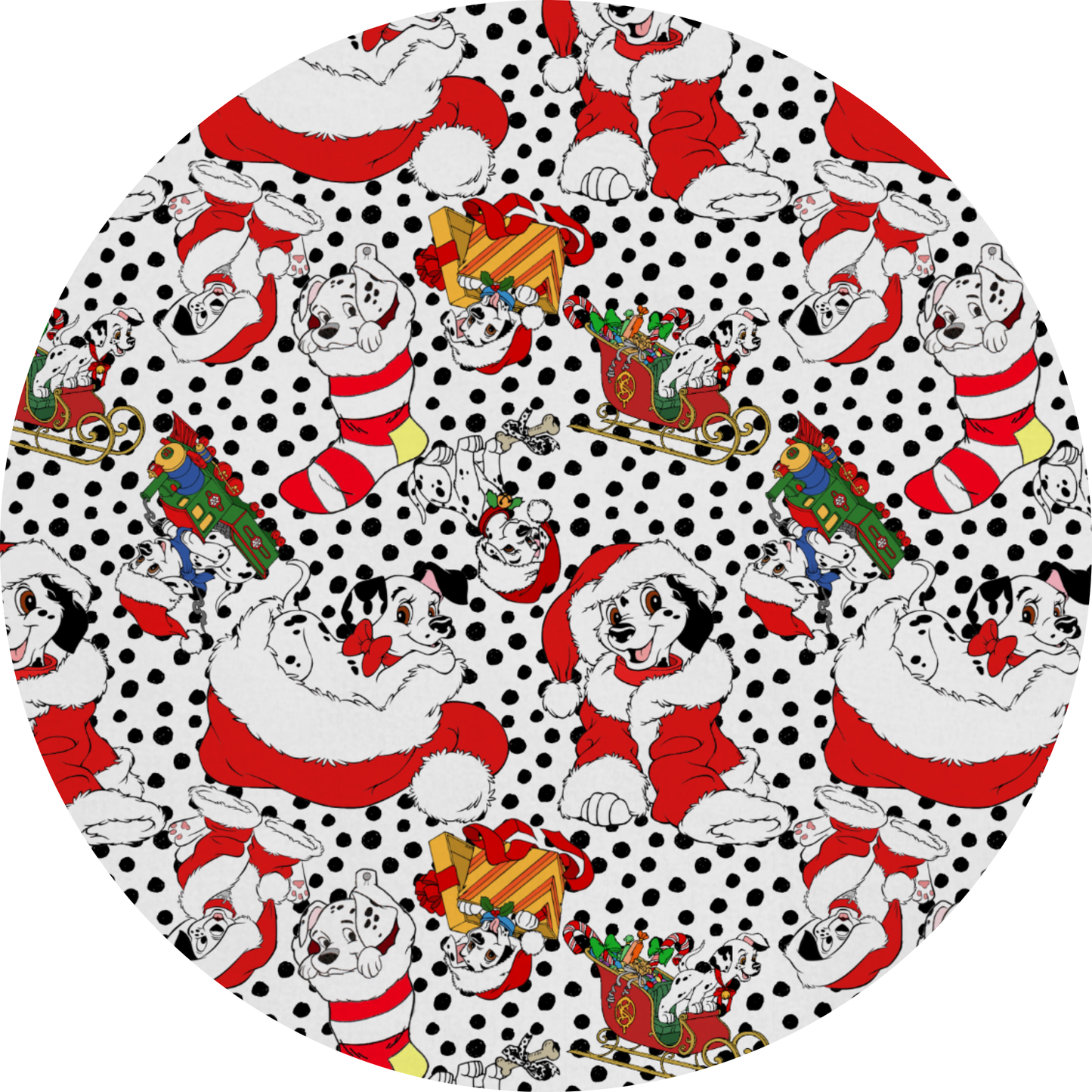 Dalmatian Christmas Bamboo Hoodie & Jogger Set
