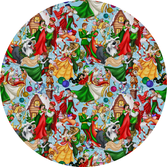 Princess Christmas Minky Plush Blanket