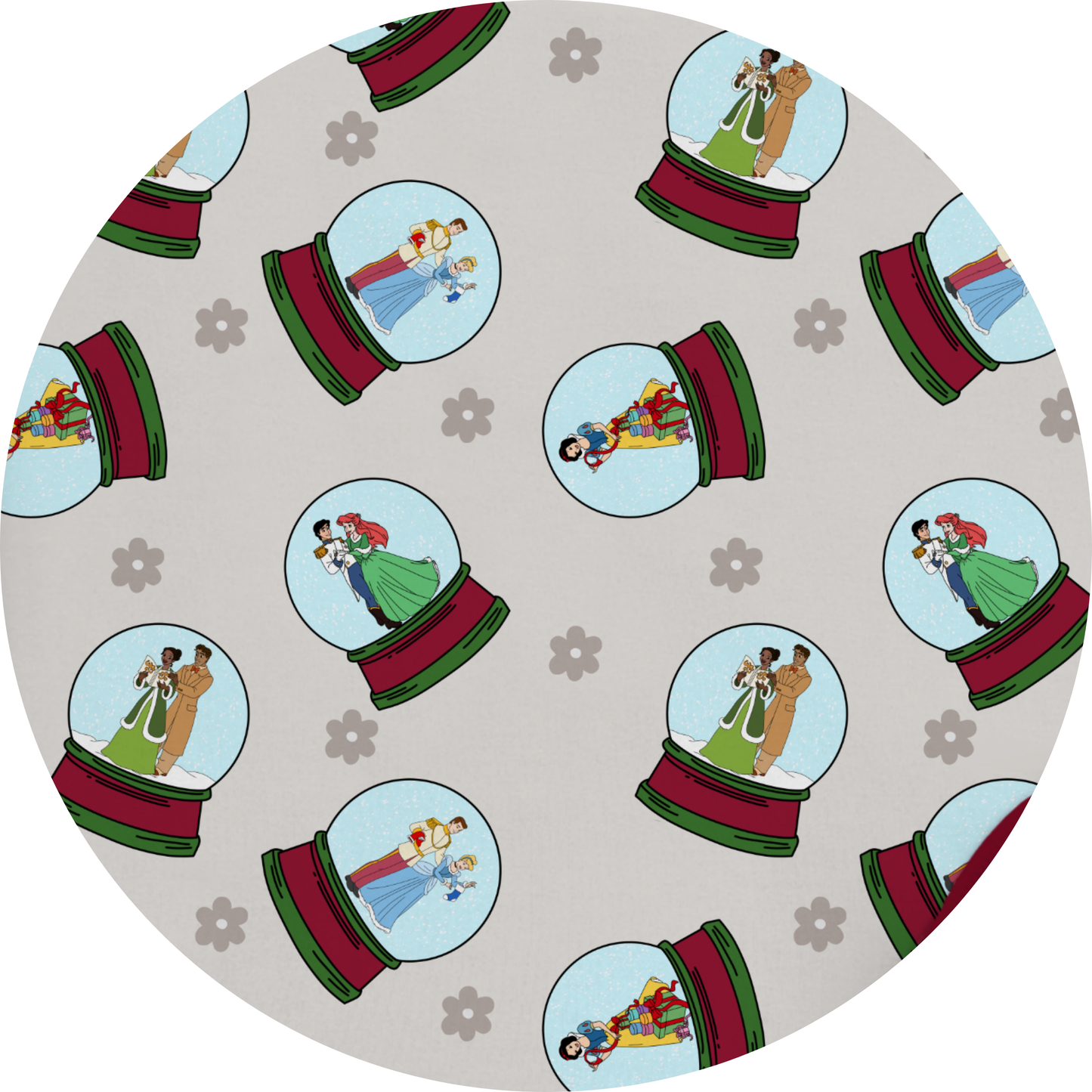 Snowglobe Christmas Bamboo Zippy Pajamas