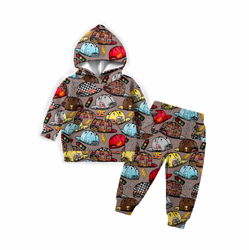 Cars Snapbacks Bamboo Hoodie & Jogger Set