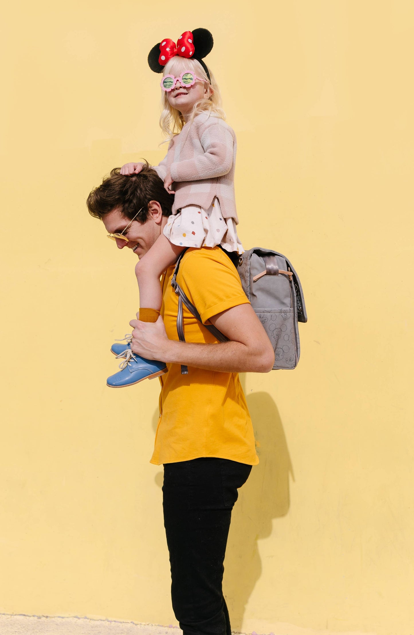 Boxy Backpack - Love Mickey