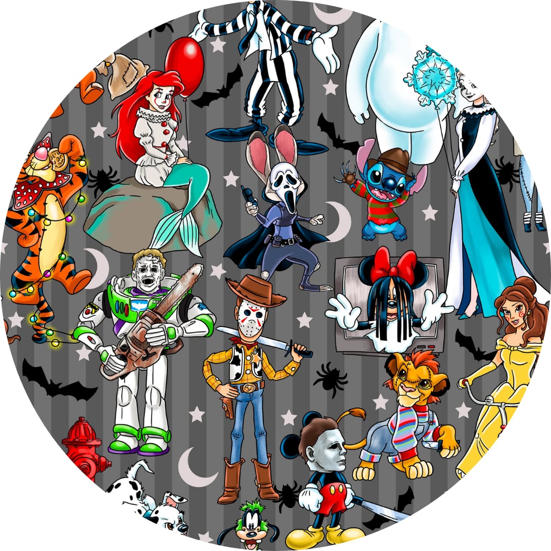 Storytime Scares Black Bamboo Overalls