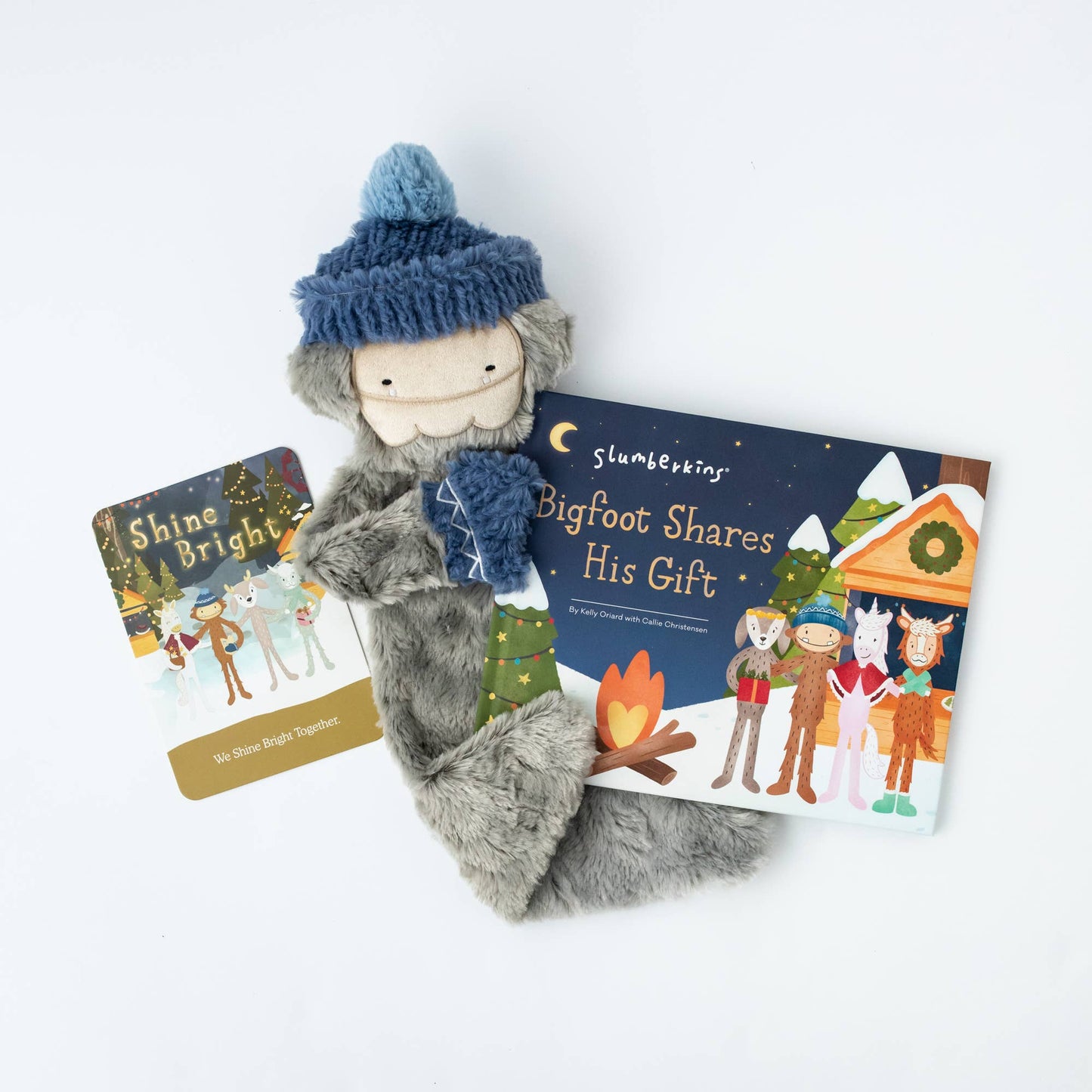 Shine Bright Bigfoot Snuggler & Bigfoot Shares His Gift Book