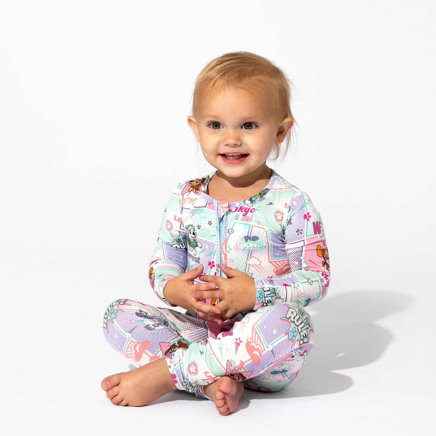 PAW Patrol Girl Pups Bamboo Zippy Pajamas