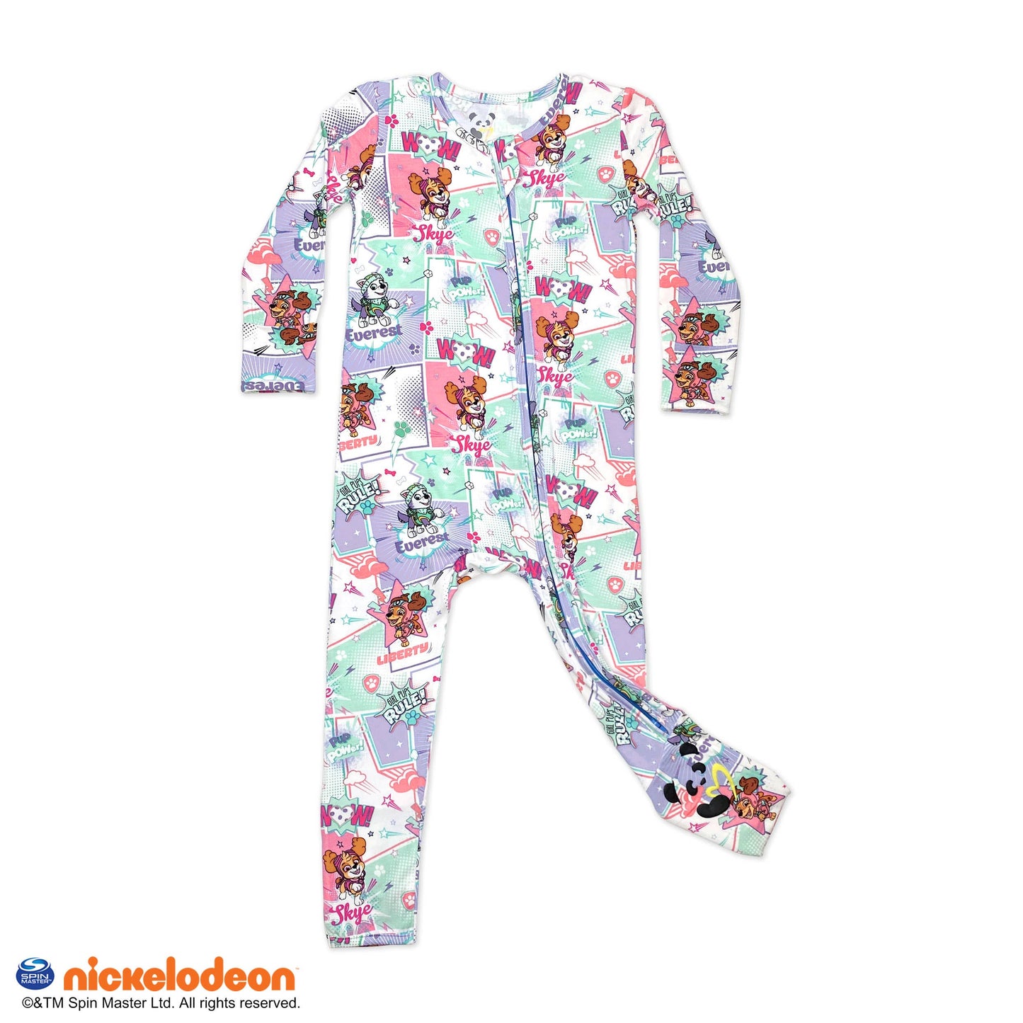 PAW Patrol Girl Pups Bamboo Zippy Pajamas