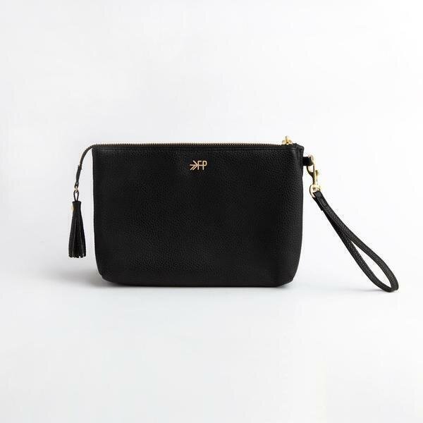 Freshly Picked Zip Pouch- Ebony