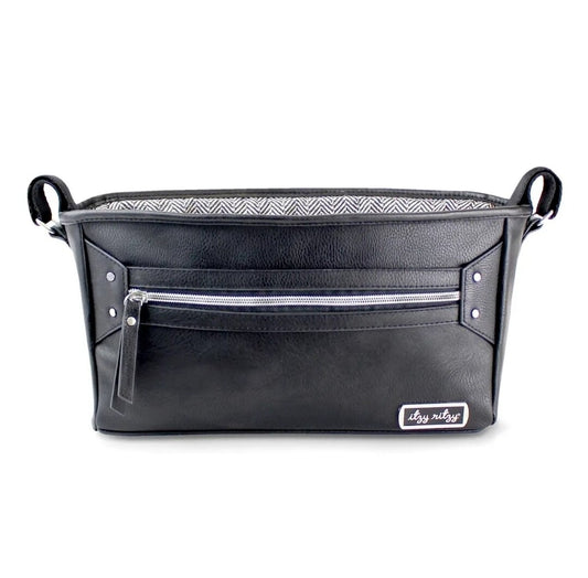 Itzy Ritzy Stroller Organizer - Black and Silver