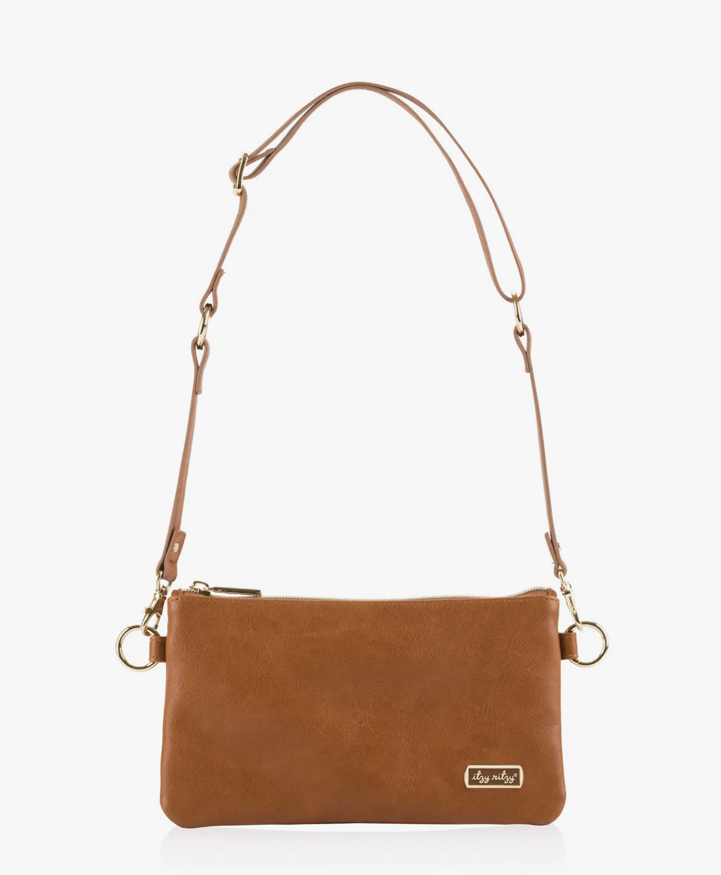 Itzy Ritzy Boss Pouch-Cognac
