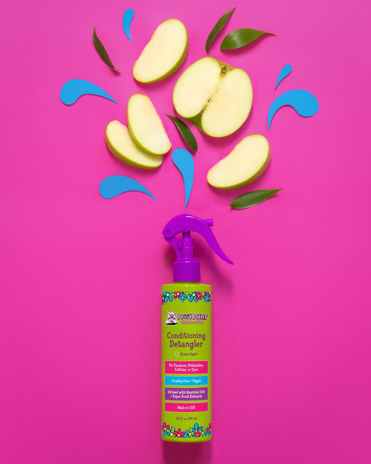 Green Apple Conditioning Detangler Non-Toxic Hair Care