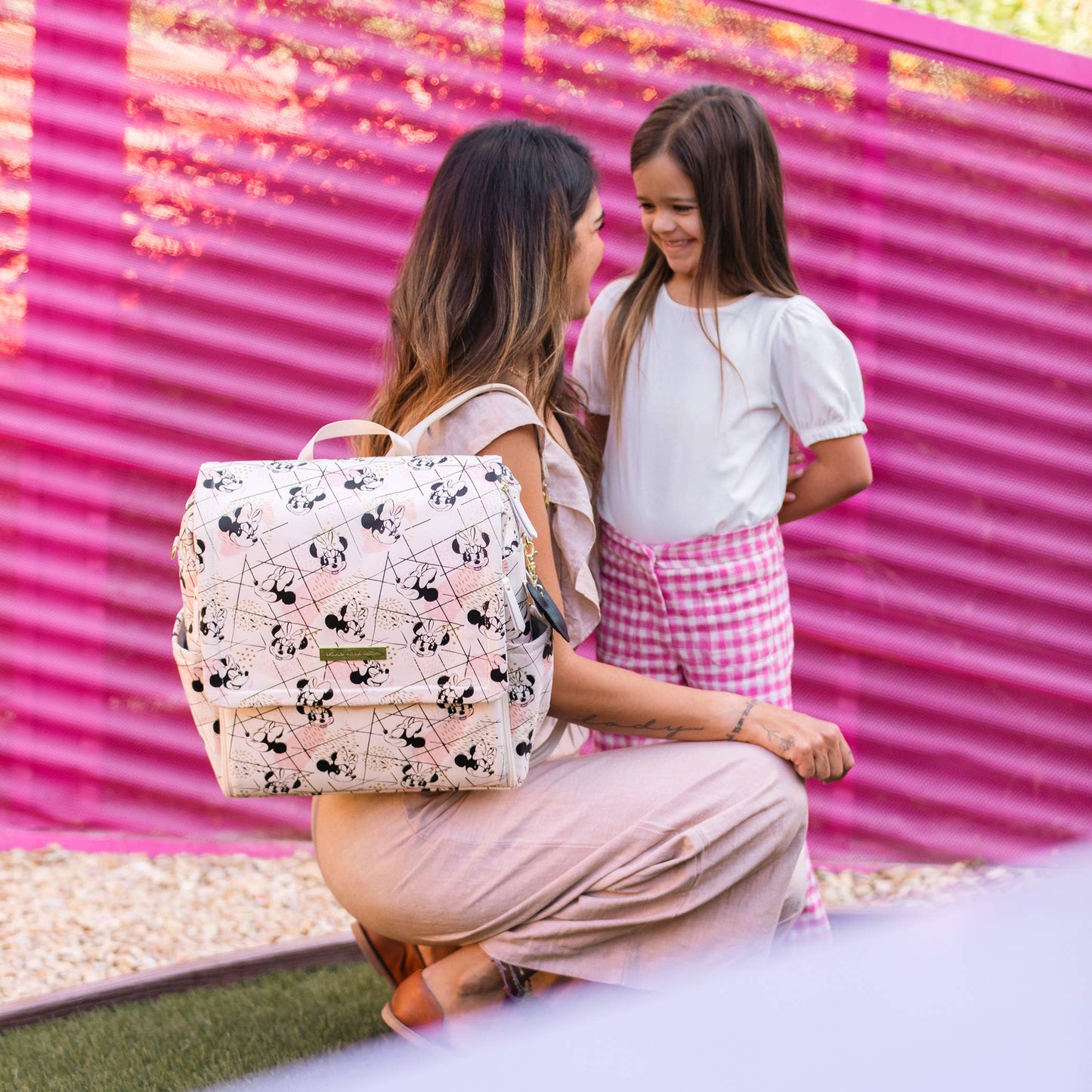 BOXY BACKPACK - SHIMMERY MINNIE MOUSE