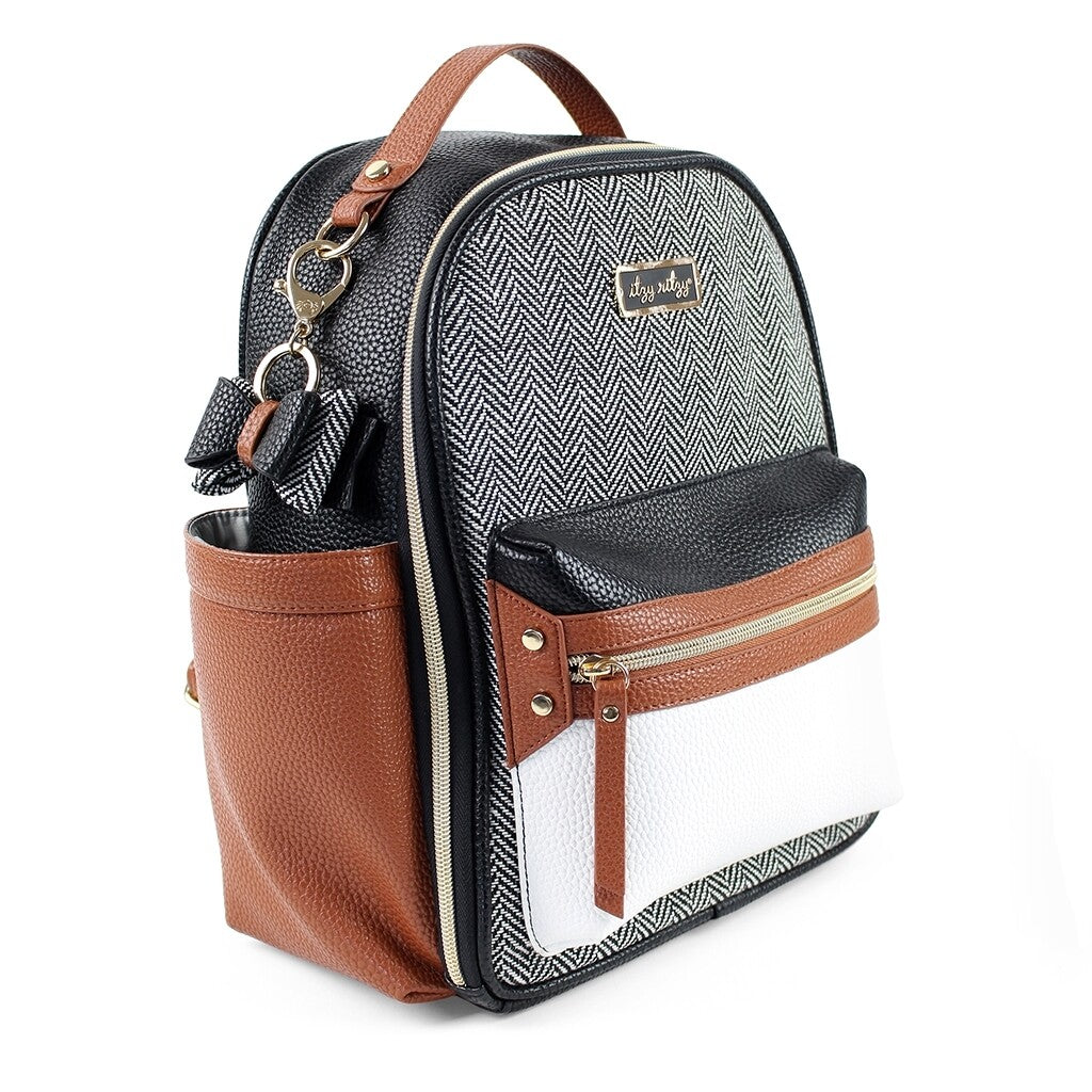 Itzy Ritzy Coffee & Cream Boss Bow™ Keychain Charm