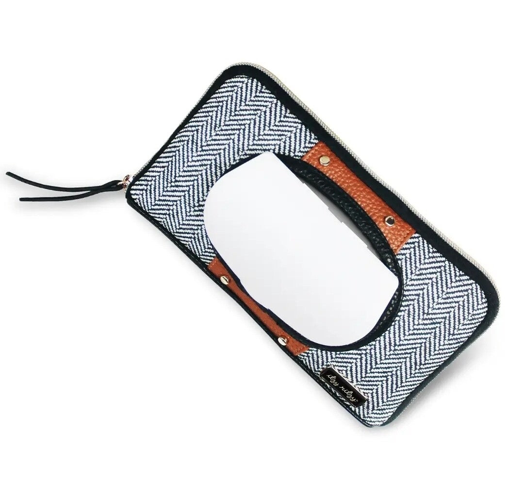 Itzy Ritzy Wipes Case- Coffee & Cream