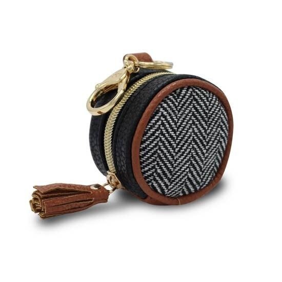 Coffee & Cream Diaper Bag Charm Pod Keychain Paci Pod - Itzy Ritzy