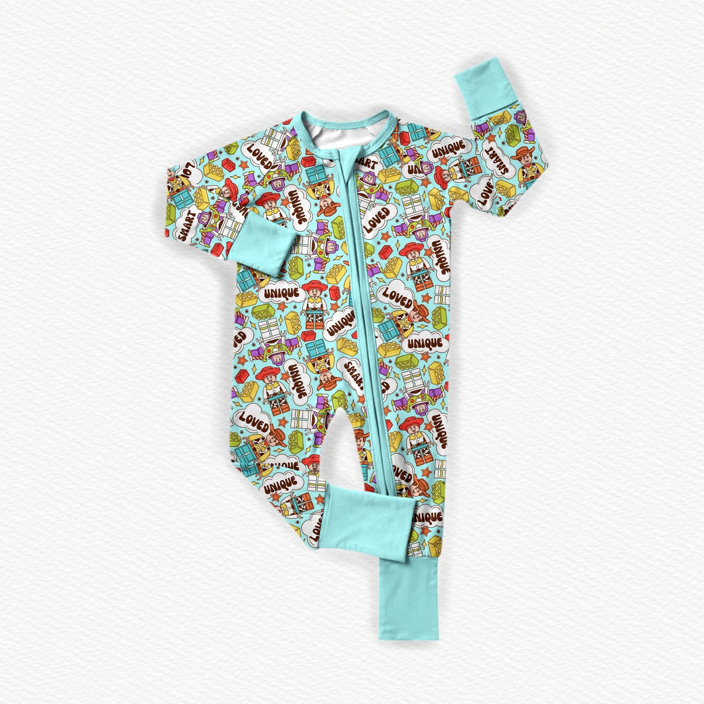 Build & Beyond Bamboo Zippy Pajamas