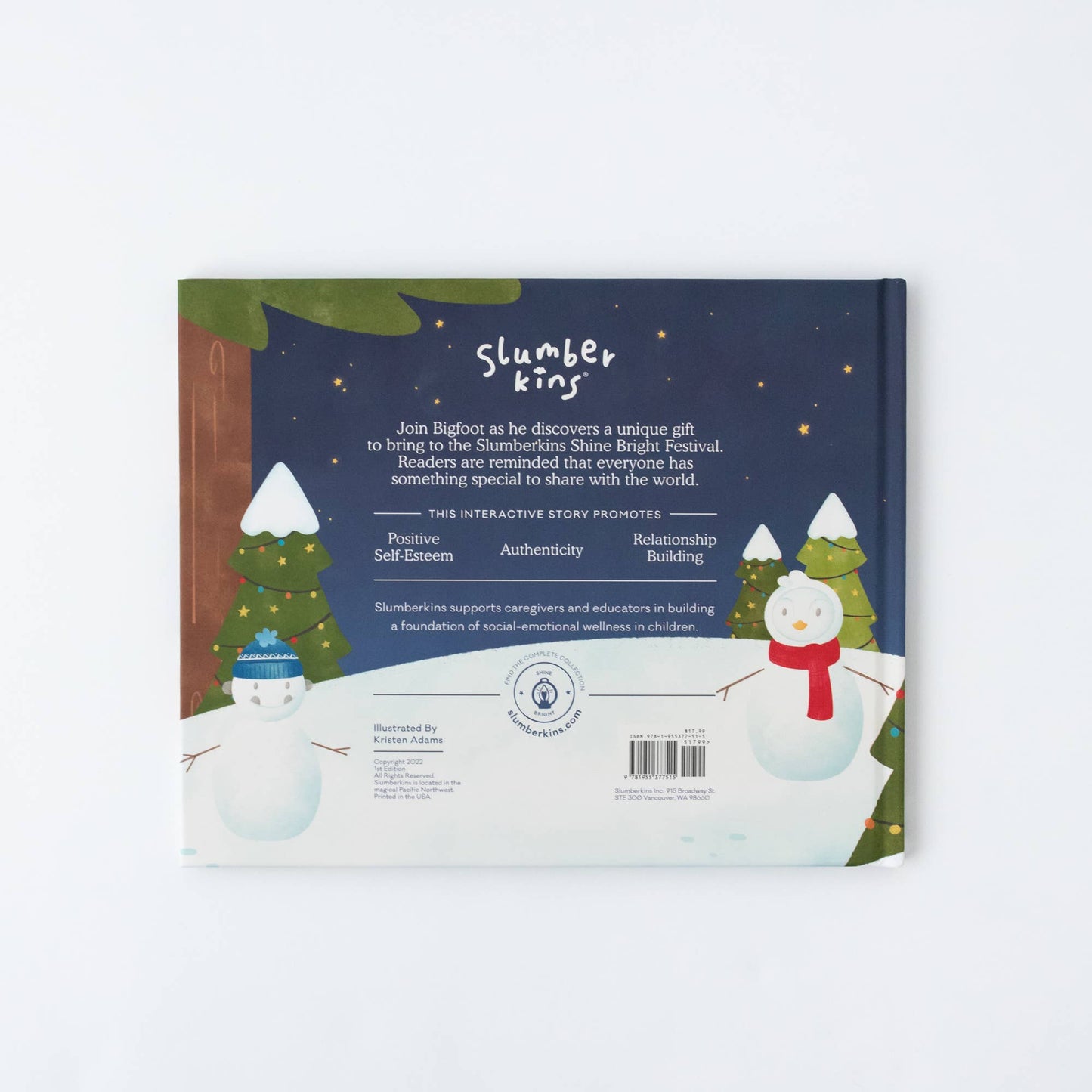 Shine Bright Bigfoot Snuggler & Bigfoot Shares His Gift Book