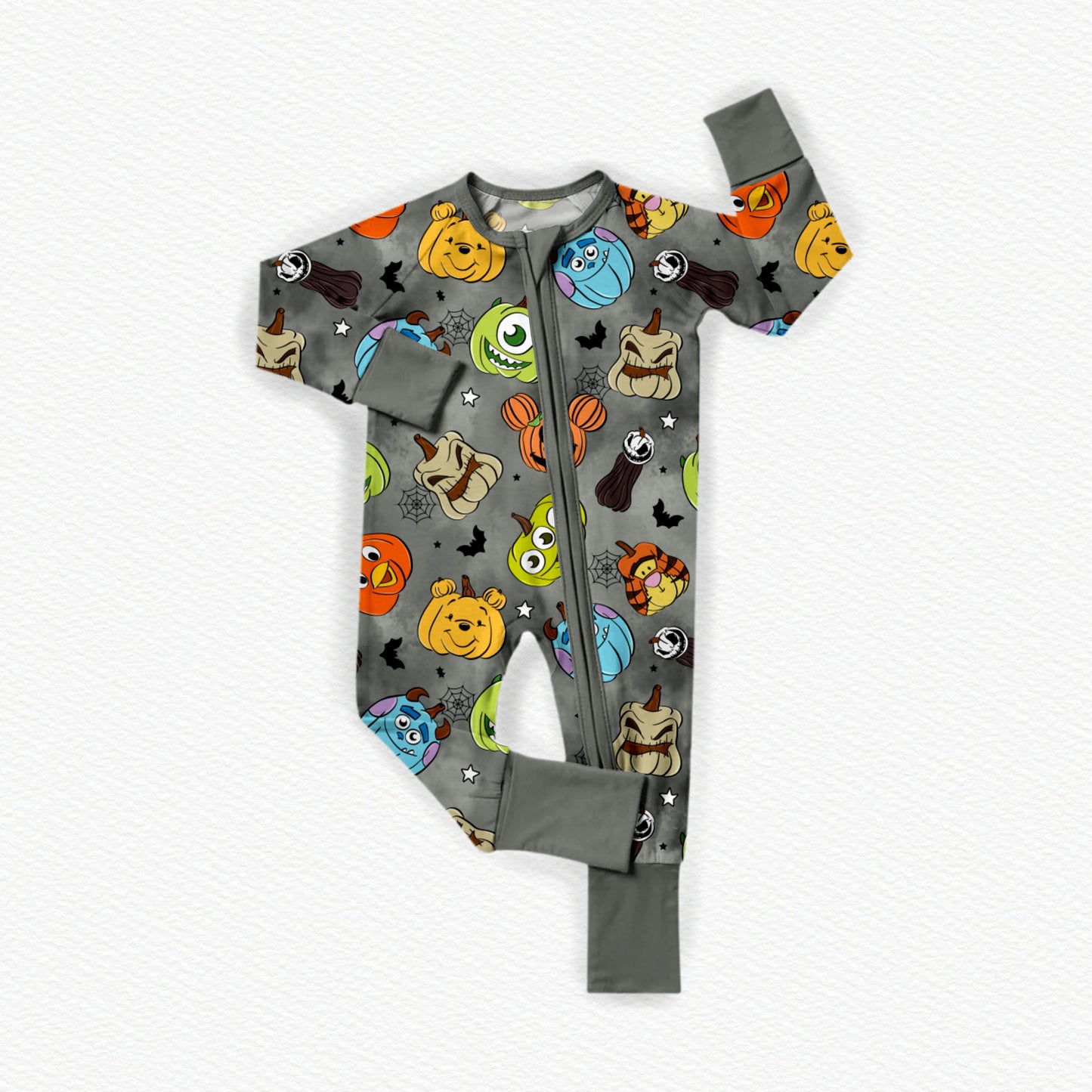 Pumpkin Cuties Bamboo Zippy Pajamas