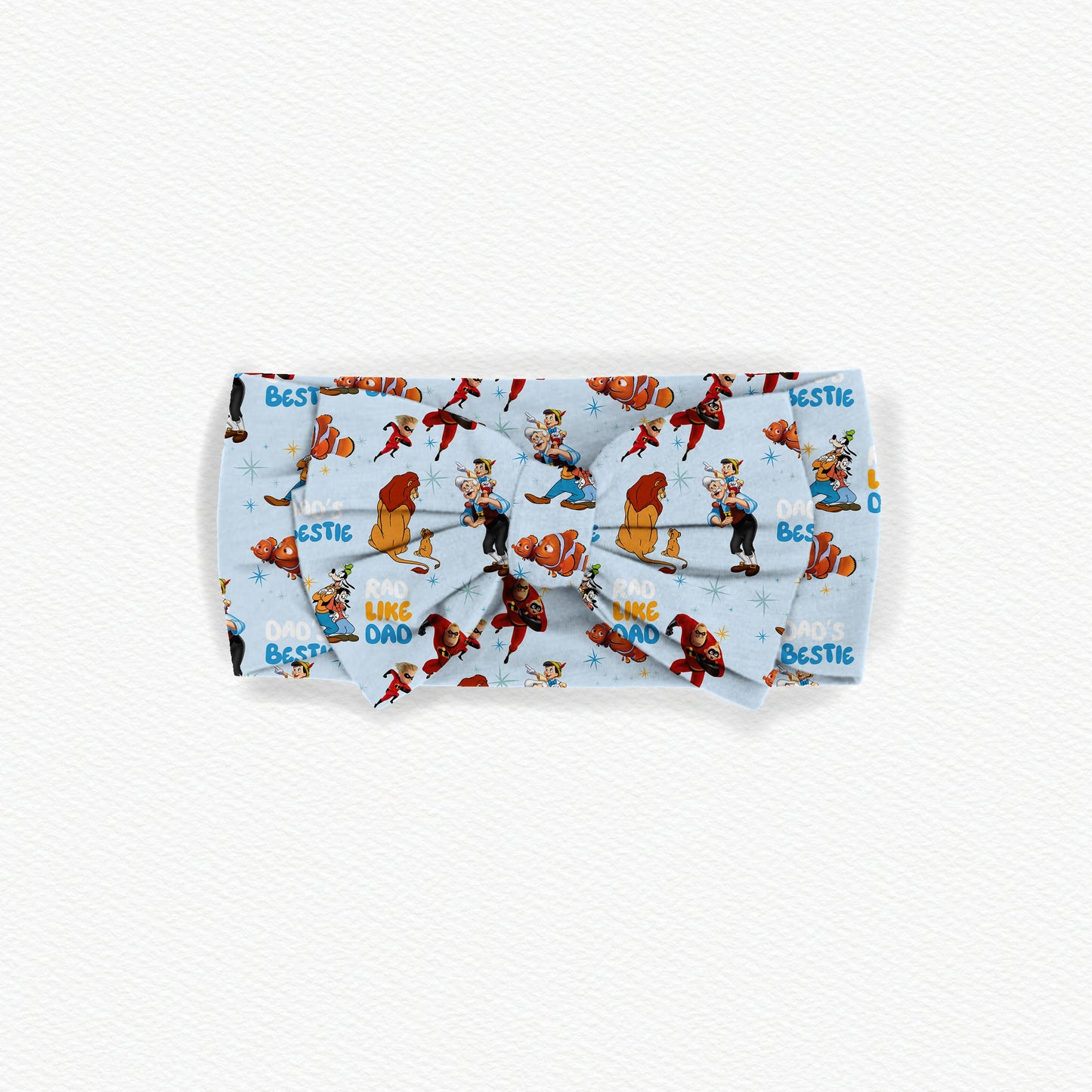 Rad Like Dad Bamboo Bow Headband