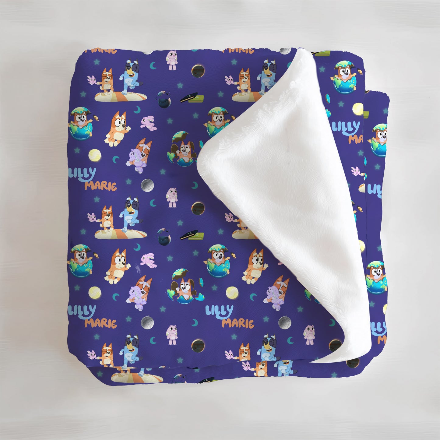 Sleepytime Personalized Minky Blanket