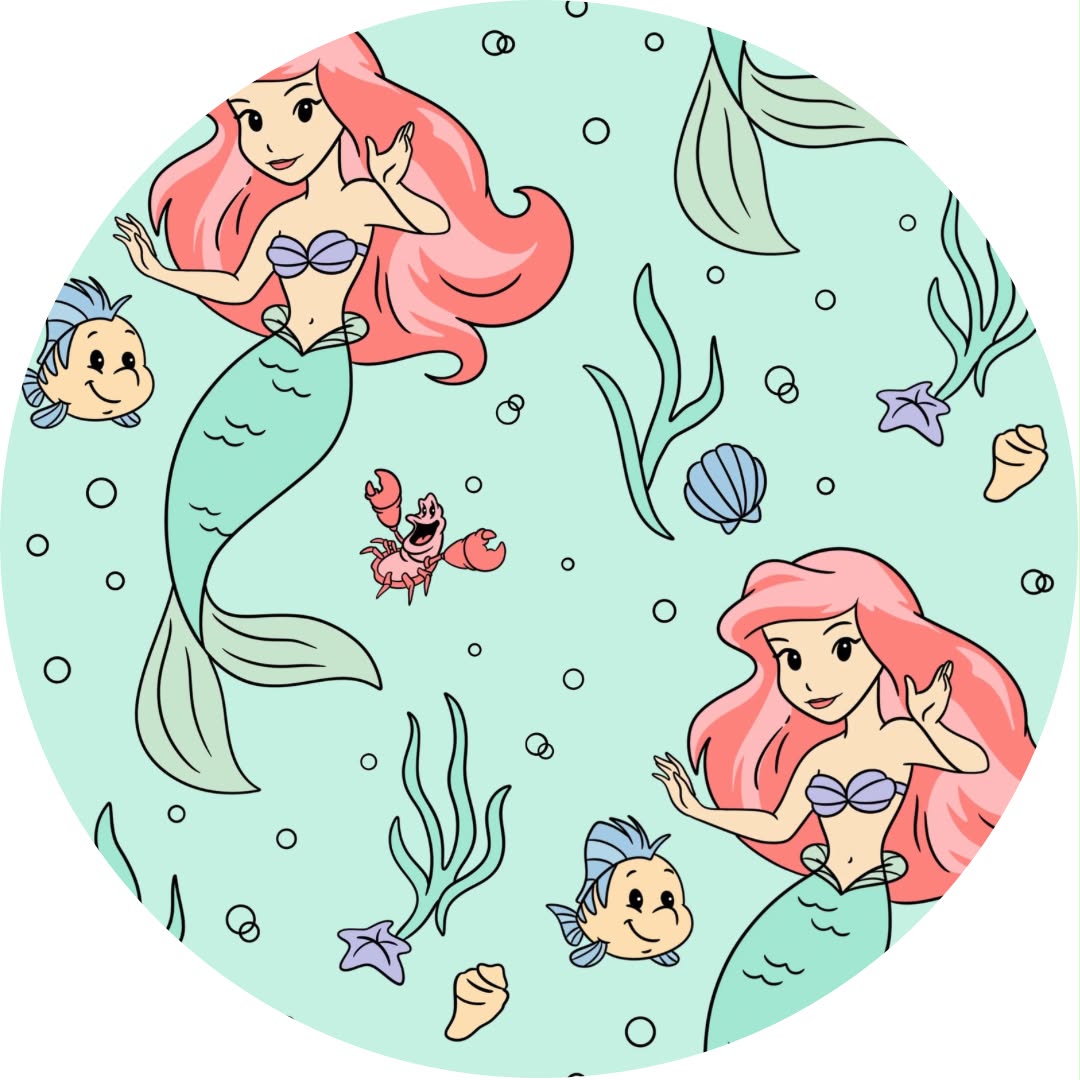 Under The Sea Bamboo Scrunchie