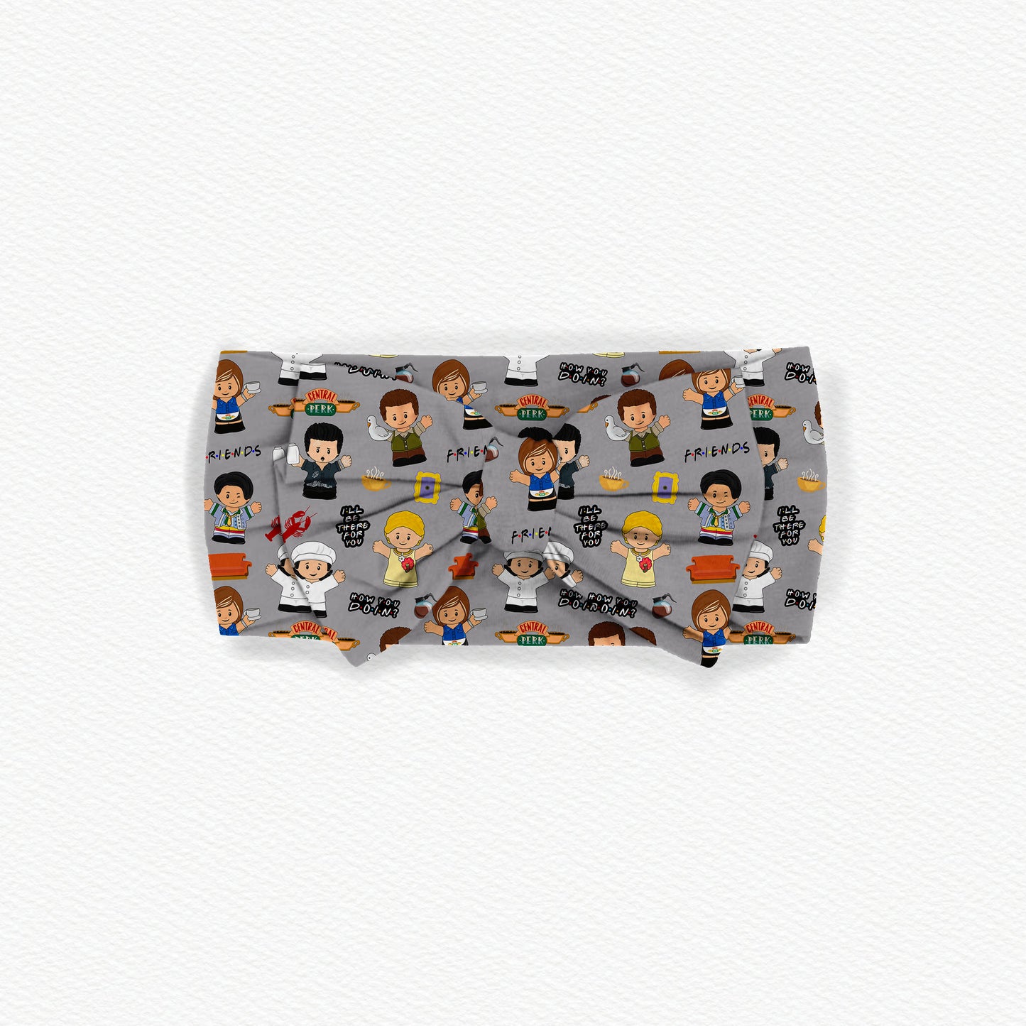 "PIVOT!" Tiny People Bamboo Bow Headband