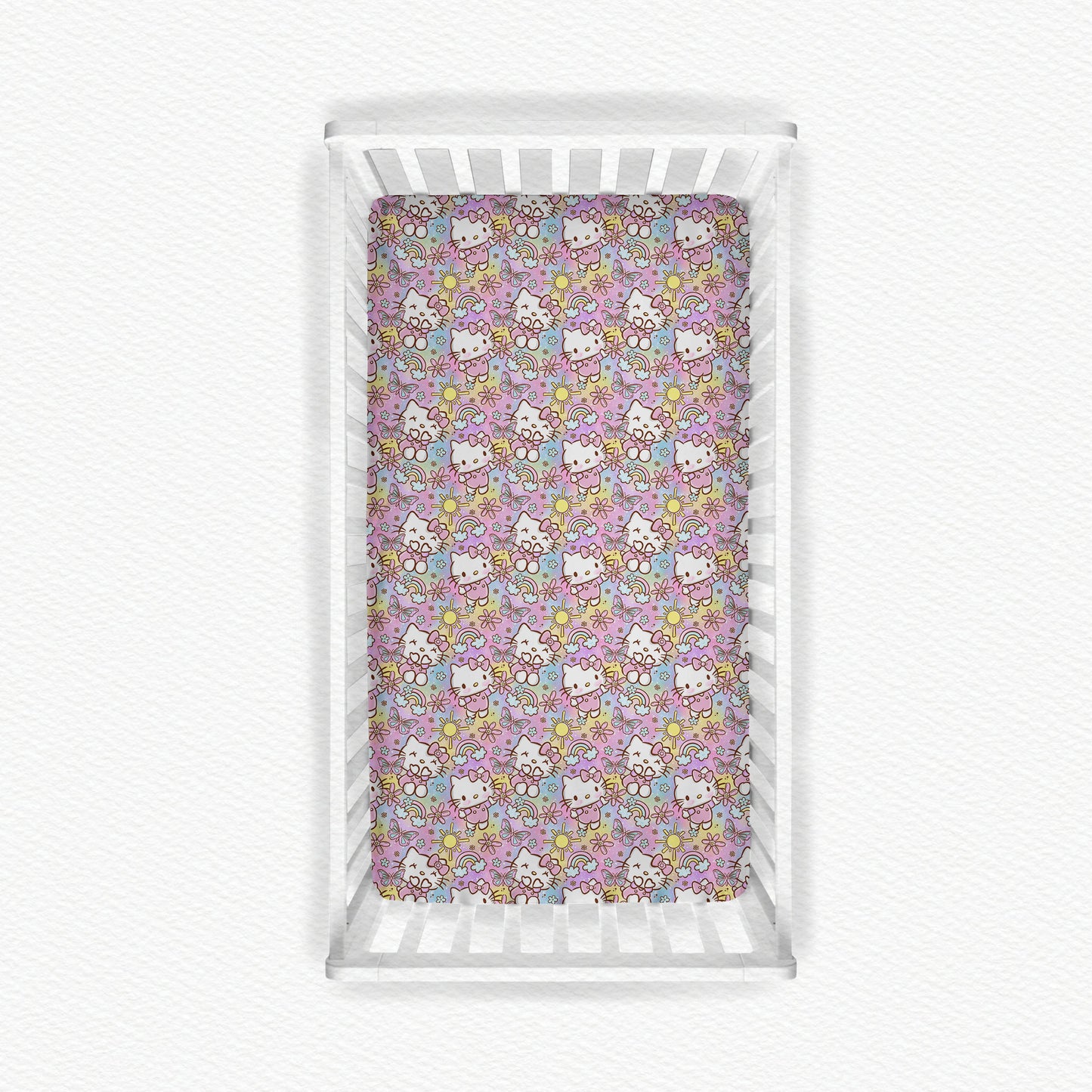 Hello Kitty Bamboo Crib Sheet