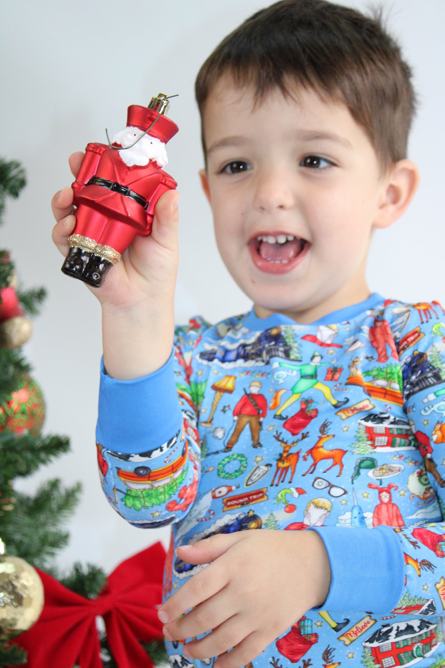 Classic Christmas Films Long Sleeve Two Piece Pajama Set