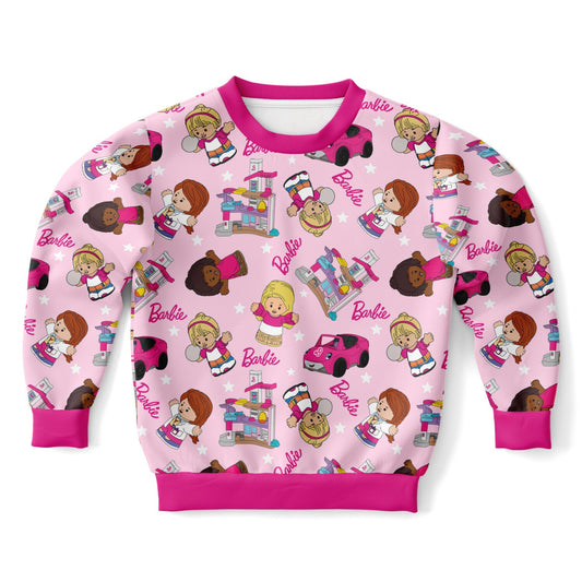 Malibu Tiny People Crewneck Bamboo French Terry Pullover