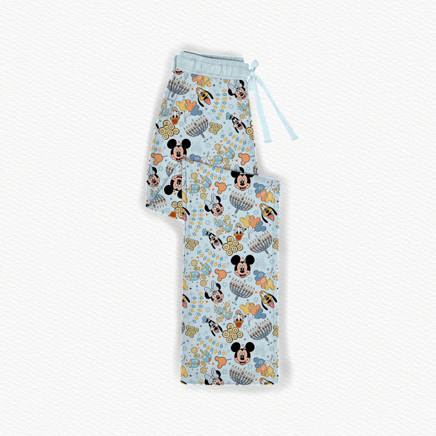 Love You A Latke Bamboo Adult Straight Leg Style Pants