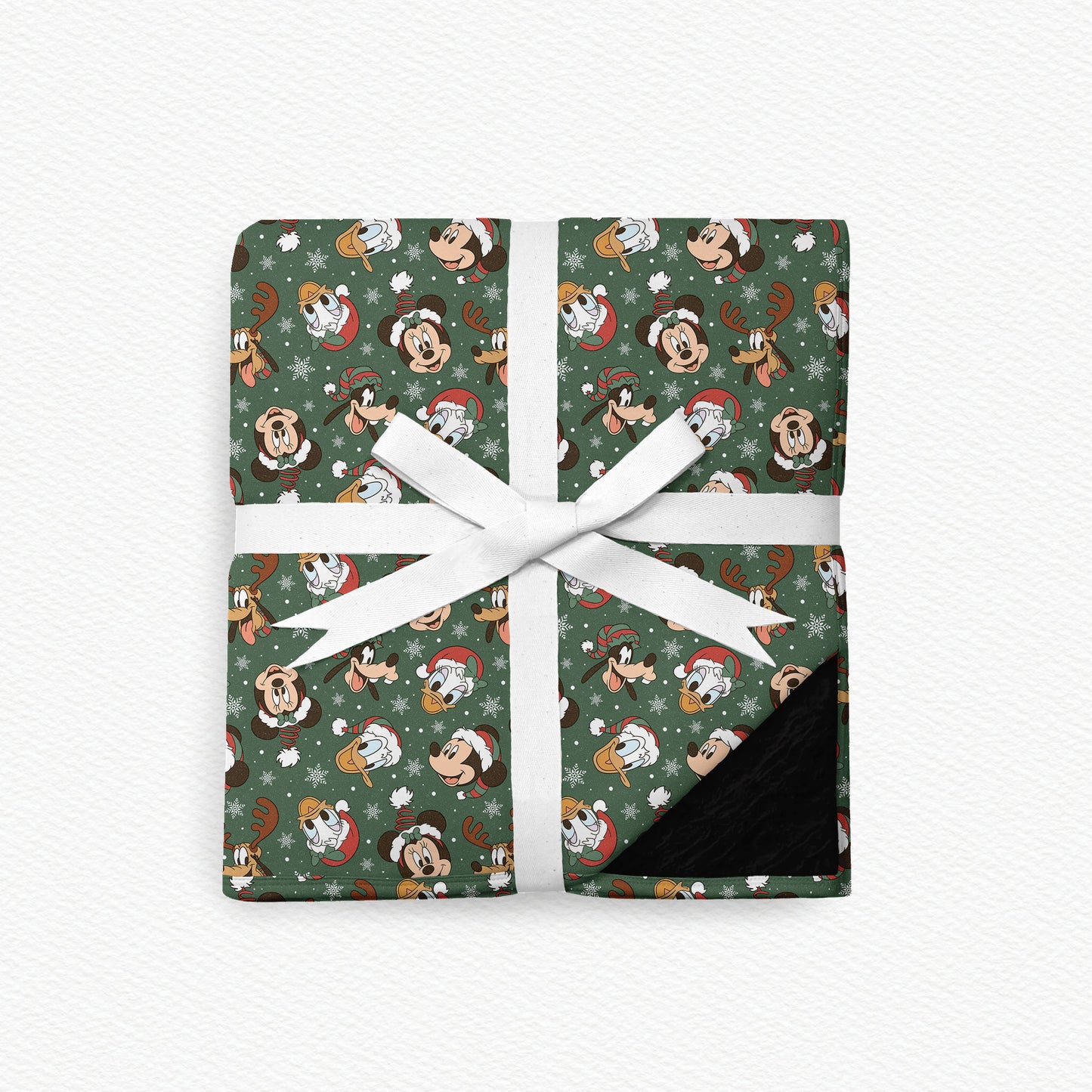 Christmas At Walt's Fur Backed Bamboo Blanket