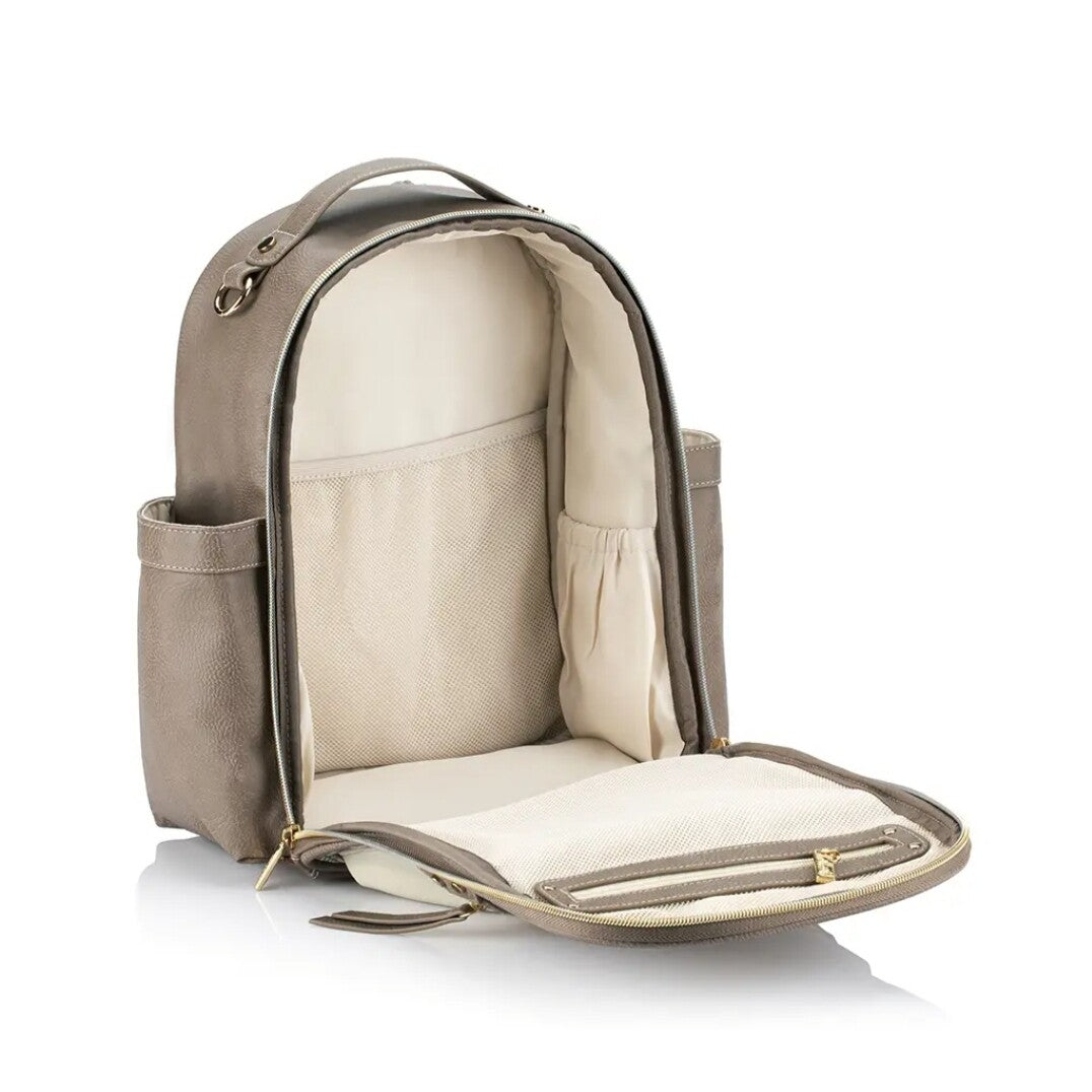 Itzy Ritzy Mini Diaper Bag Boss Backpack - Vanilla Latte