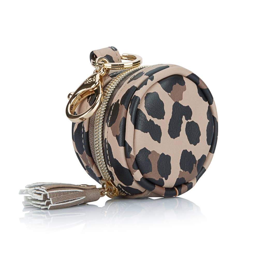 Leopard Diaper Bag Charm Paci Pod Keychain - Itzy Ritzy