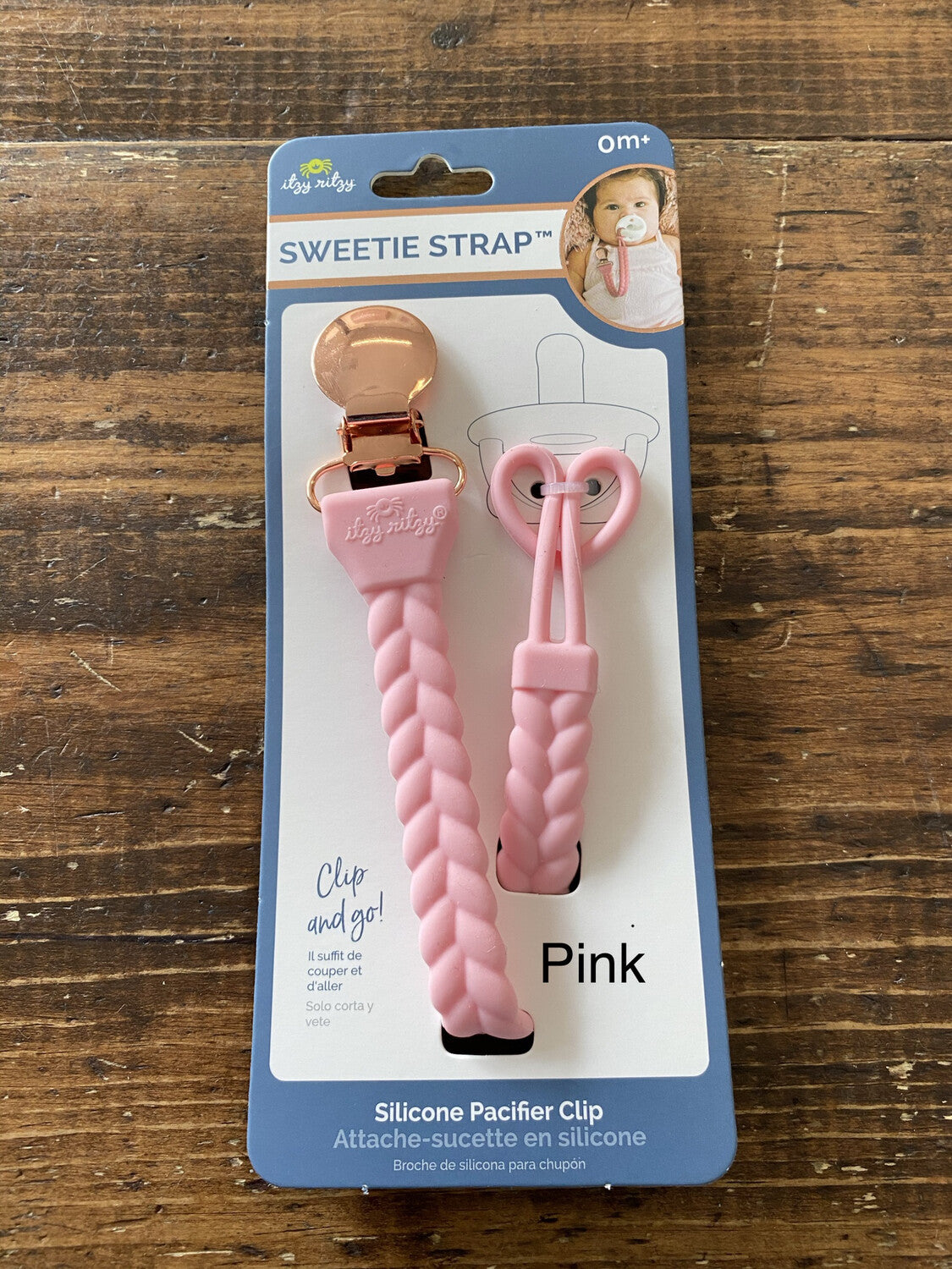 Itzy Ritzy Sweetie Strap - Pacifier Clip