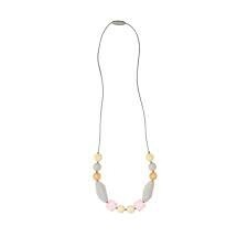 Itzy Ritzy Chewable Mom Jewelry - Pink Wren