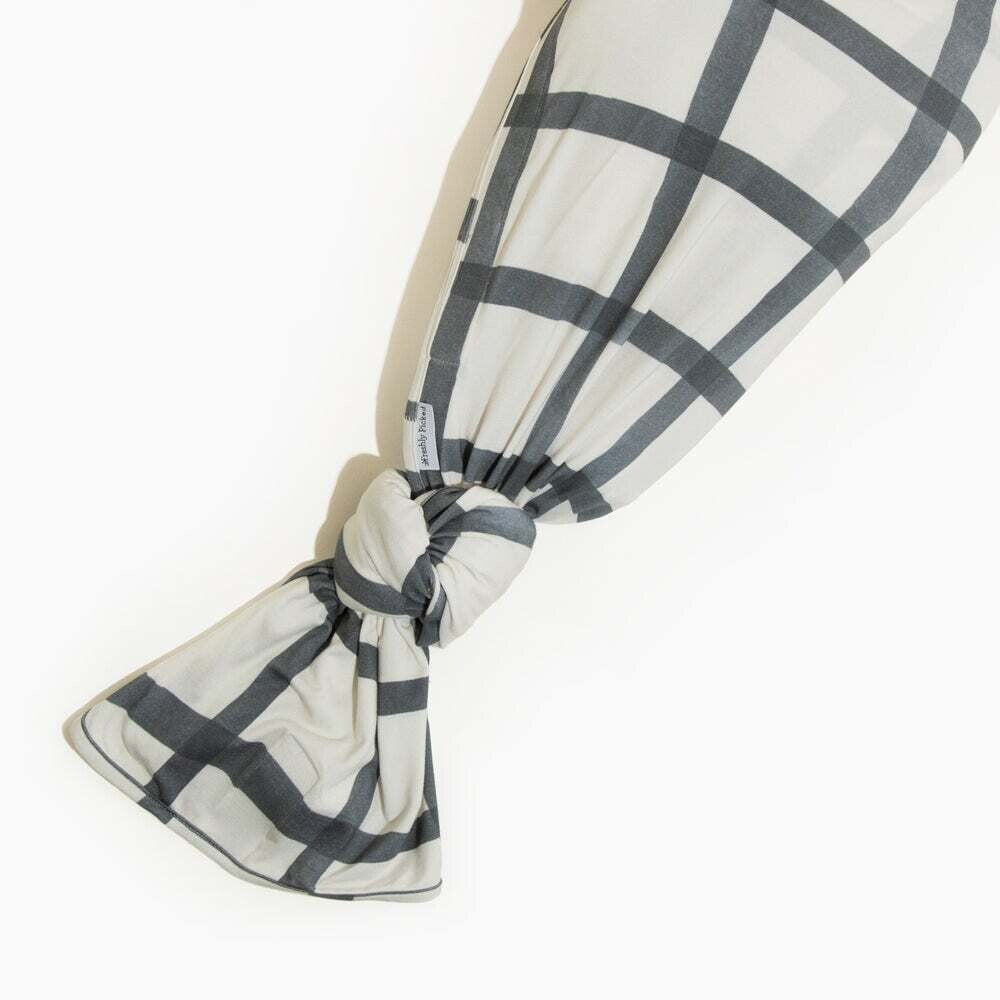 Indigo Windowpane Swaddle II w/ Laundry Bag & Snuggle Band