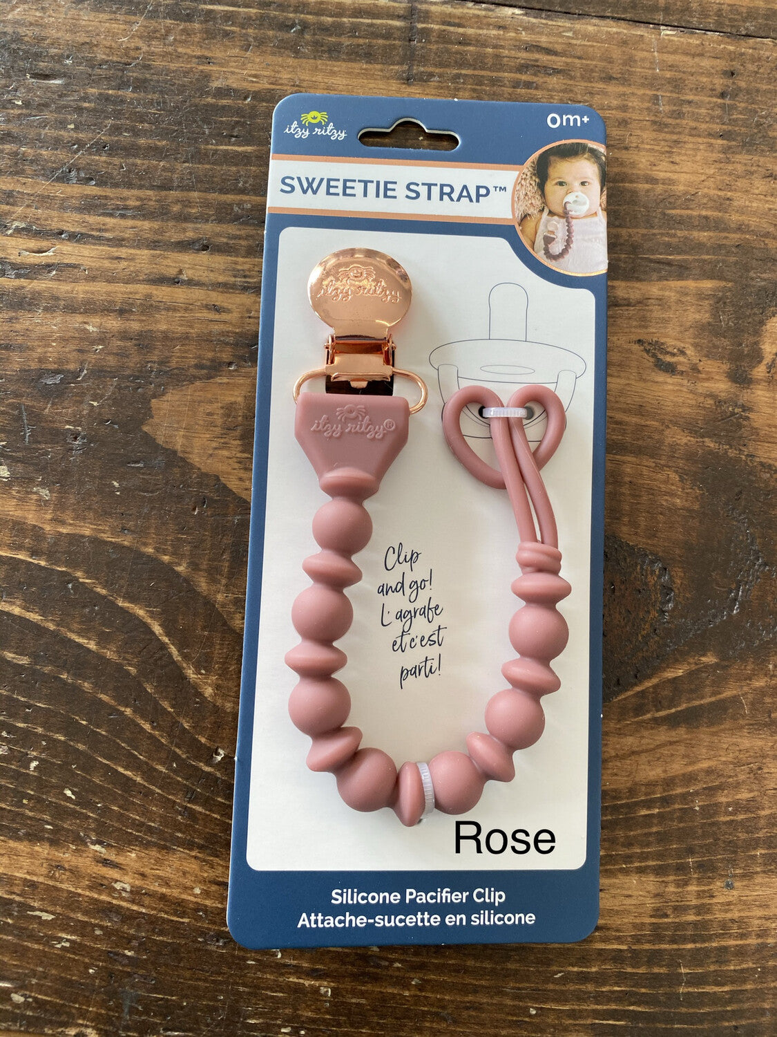 Itzy Ritzy Sweetie Strap - Pacifier Clip