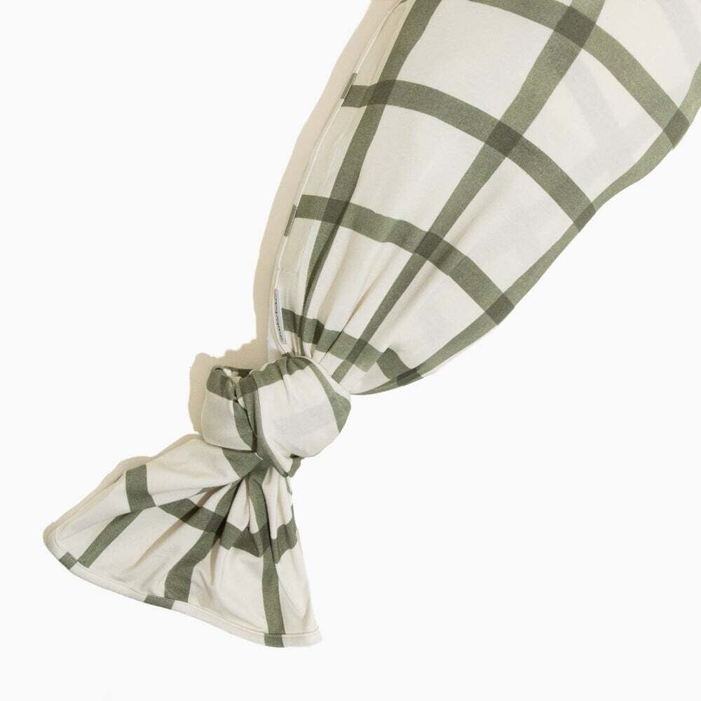 Sage Windowpane Swaddle II w/ Laundry Bag & Snuggle Band