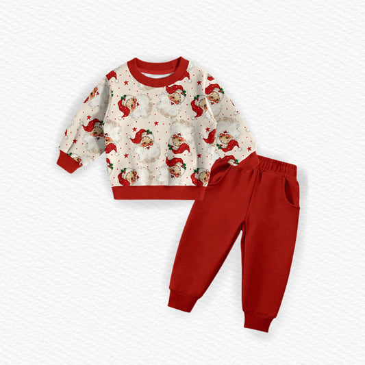Old Saint Nick Bamboo Crewneck & Jogger Set